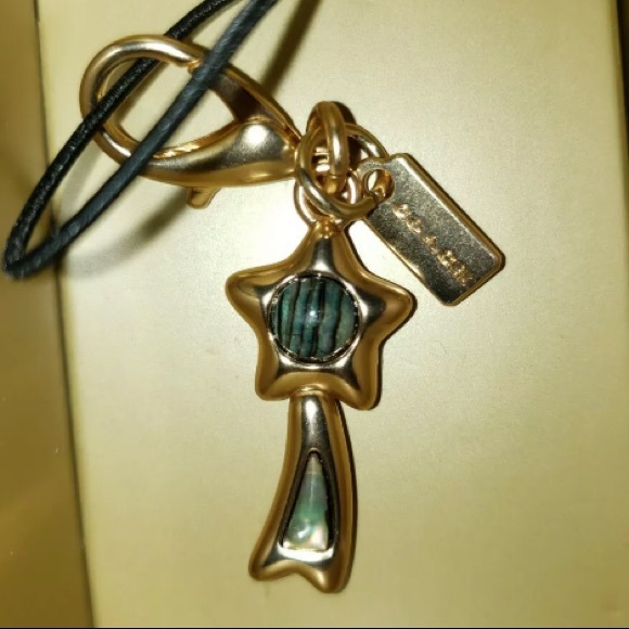 Coach Jewelry - Coach 💫 Starburst Purse 👜 Charm Zipper Pull NWOT